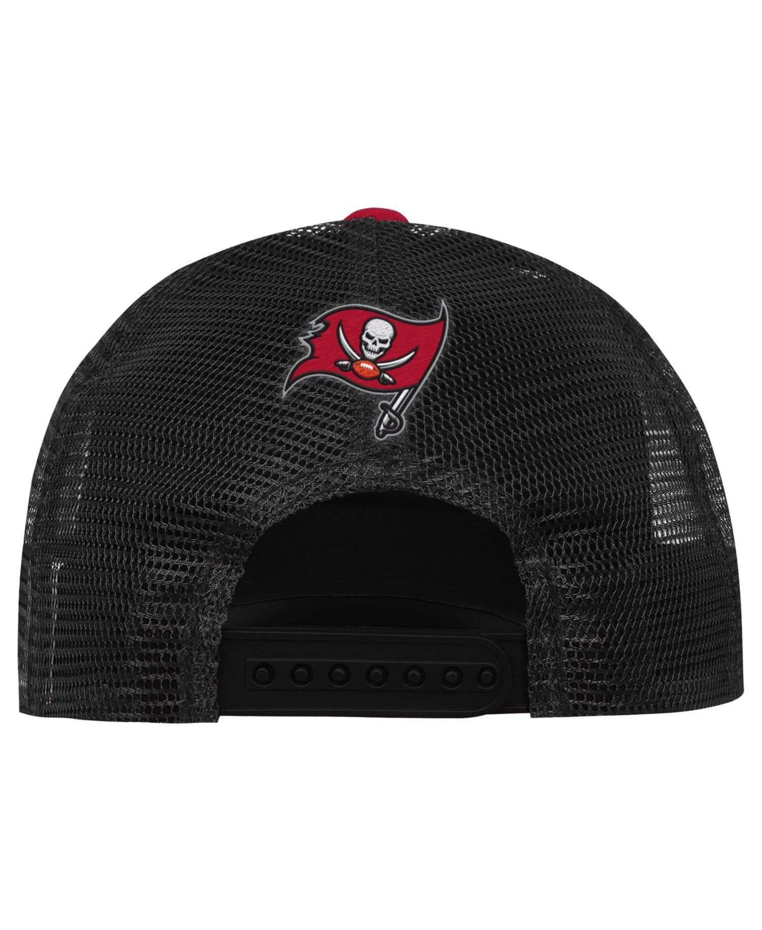 Big Boys and Girls Tampa Bay Buccaneers Handoff Foam Mesh Adjustable Trucker Hat