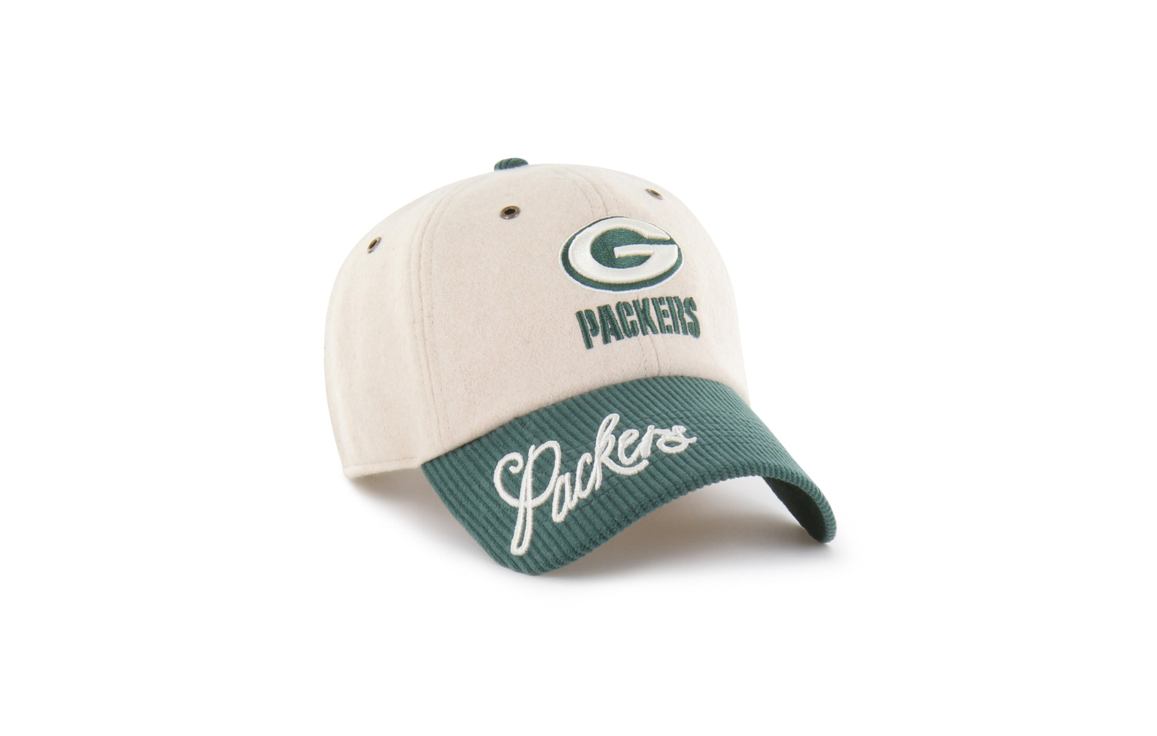 '47 Brand Women's Natural/ Green Bay Packers Rope Script Clean Up Adjustable Hat