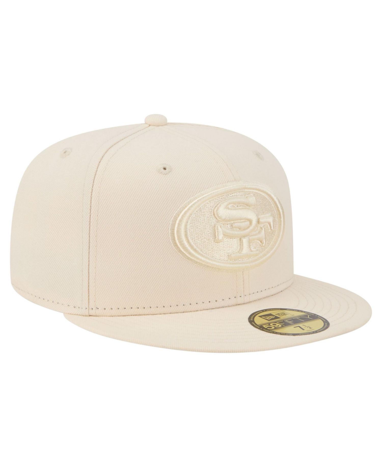 Men's Cream San Francisco 49ers Color Pack 59FIFTY Fitted Hat