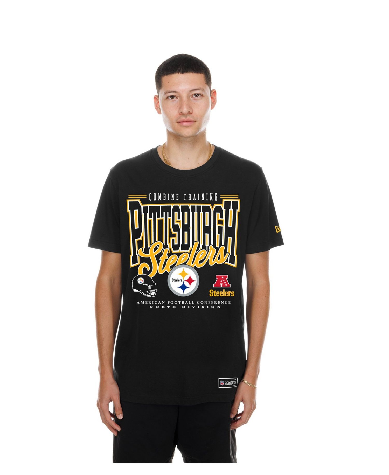 Men's Pittsburgh Steelers Combine Authentic Graphic Classic-Fit T-Shirt