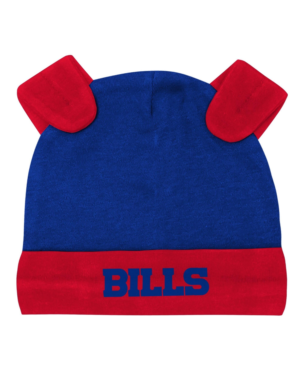 Outerstuff Baby Boys and Girls' Buffalo Bills Huddles Giggles Cotton Creeper, Pants Hat, 3-Piece Set