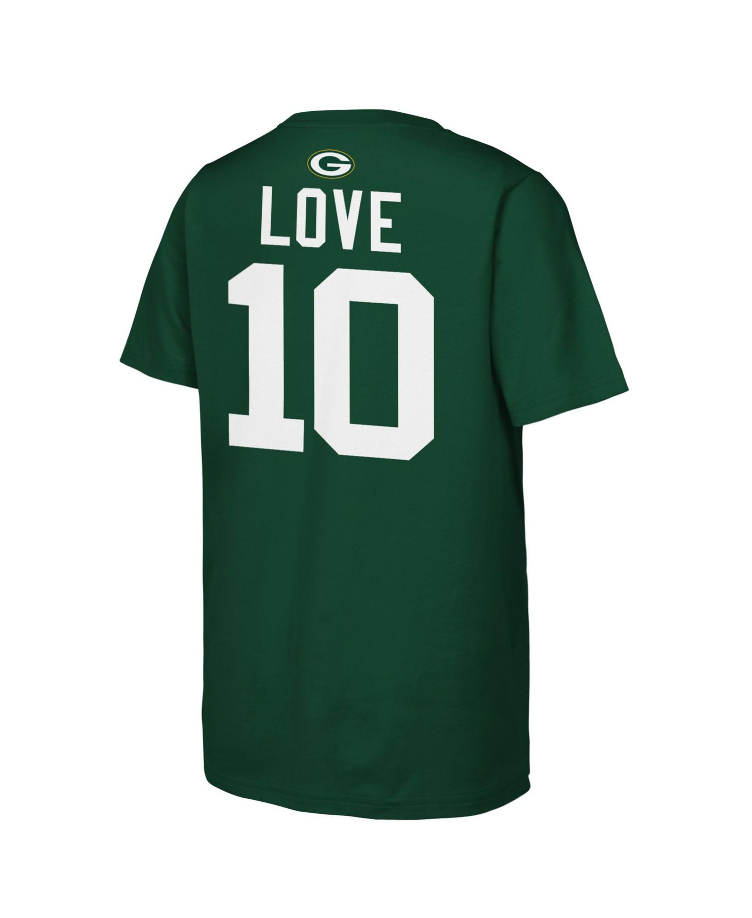 Boys' and Girls' Green Bay Packers Jordan Love Name Number T-Shirt