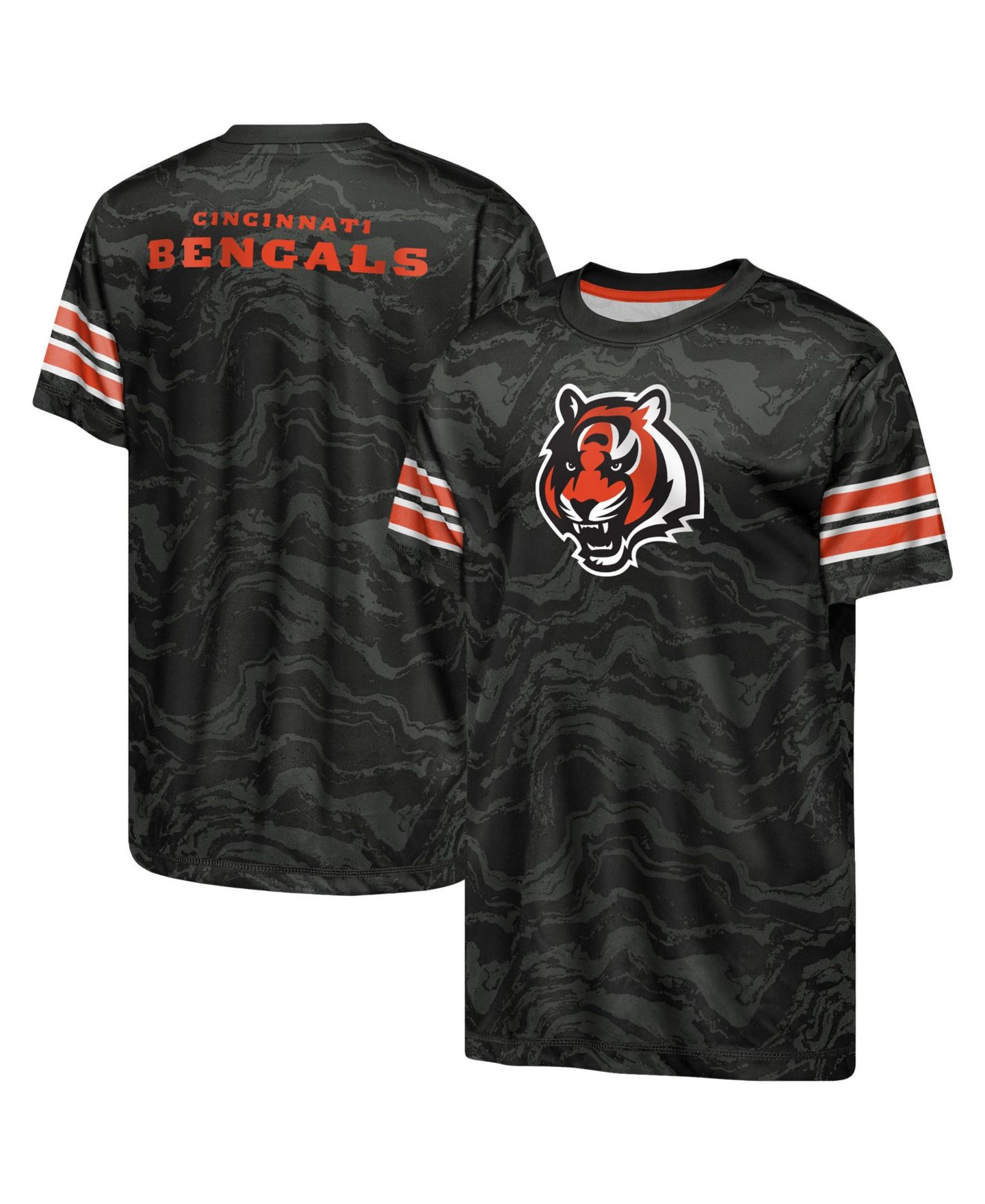 Детская футболка Outerstuff Cincinnati Bengals Slant Route Regular-Fit — фото 1