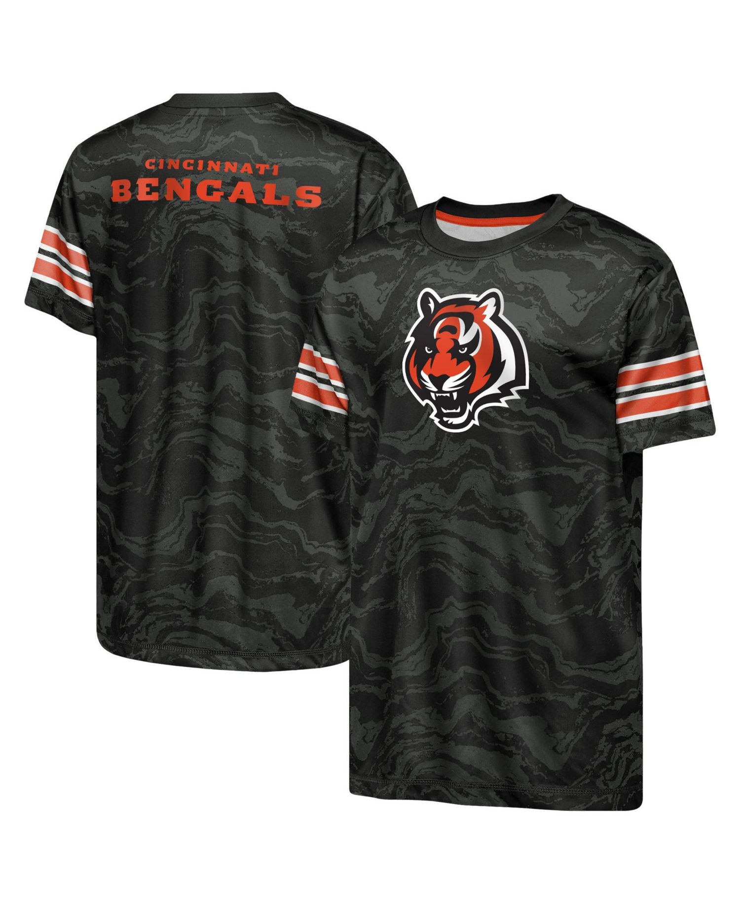 Boys' and Girls' 4-20 Cincinnati Bengals Slant Route Regular-Fit T-Shirt