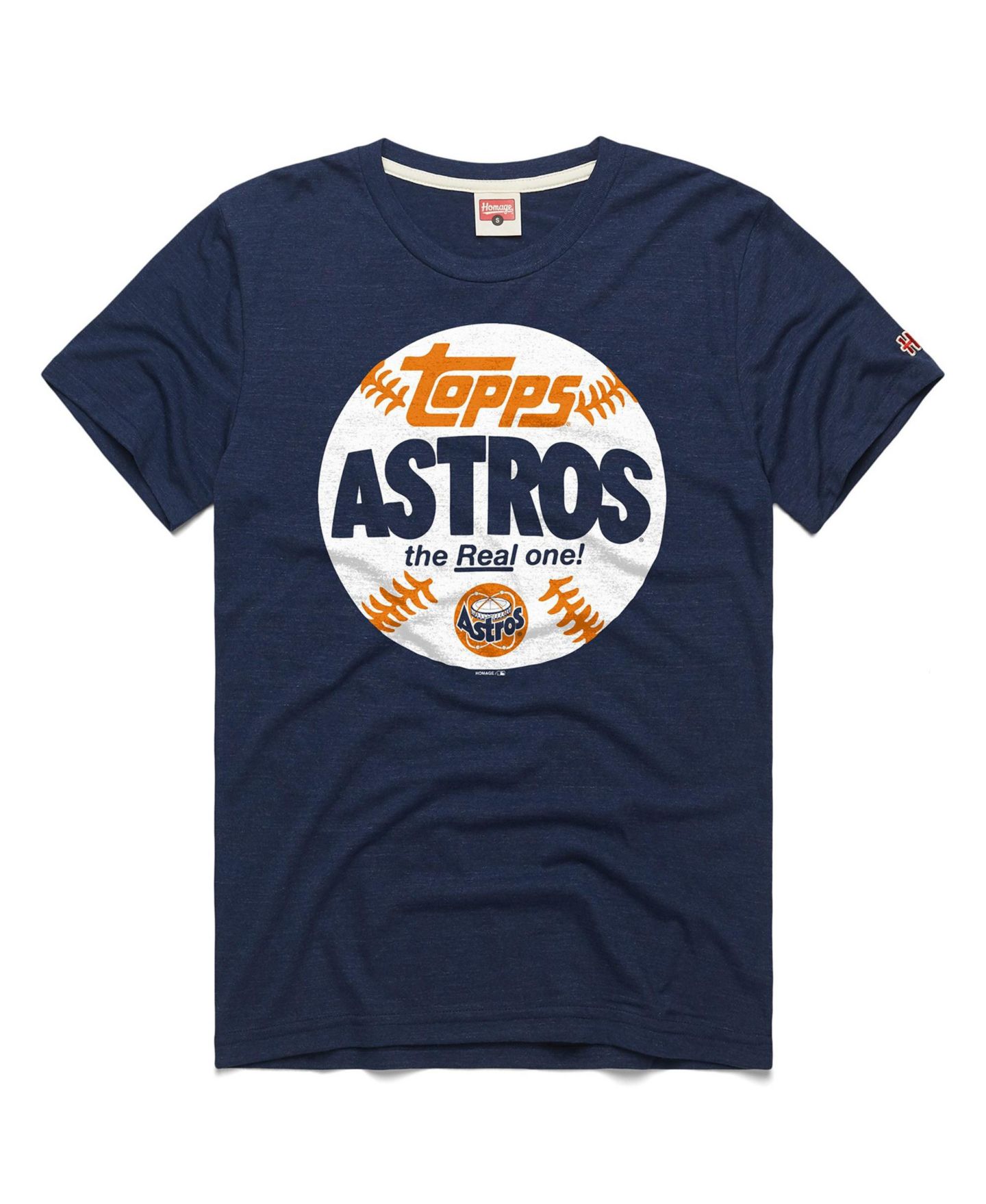 Мужская футболка Homage Houston Astros The Real One Tri-Blend — фото 1