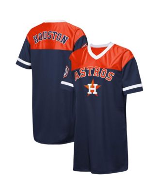 Girls' 4-16 Houston Astros Big League Cheer V-Neck Short-Sleeve T-Shirt Dress