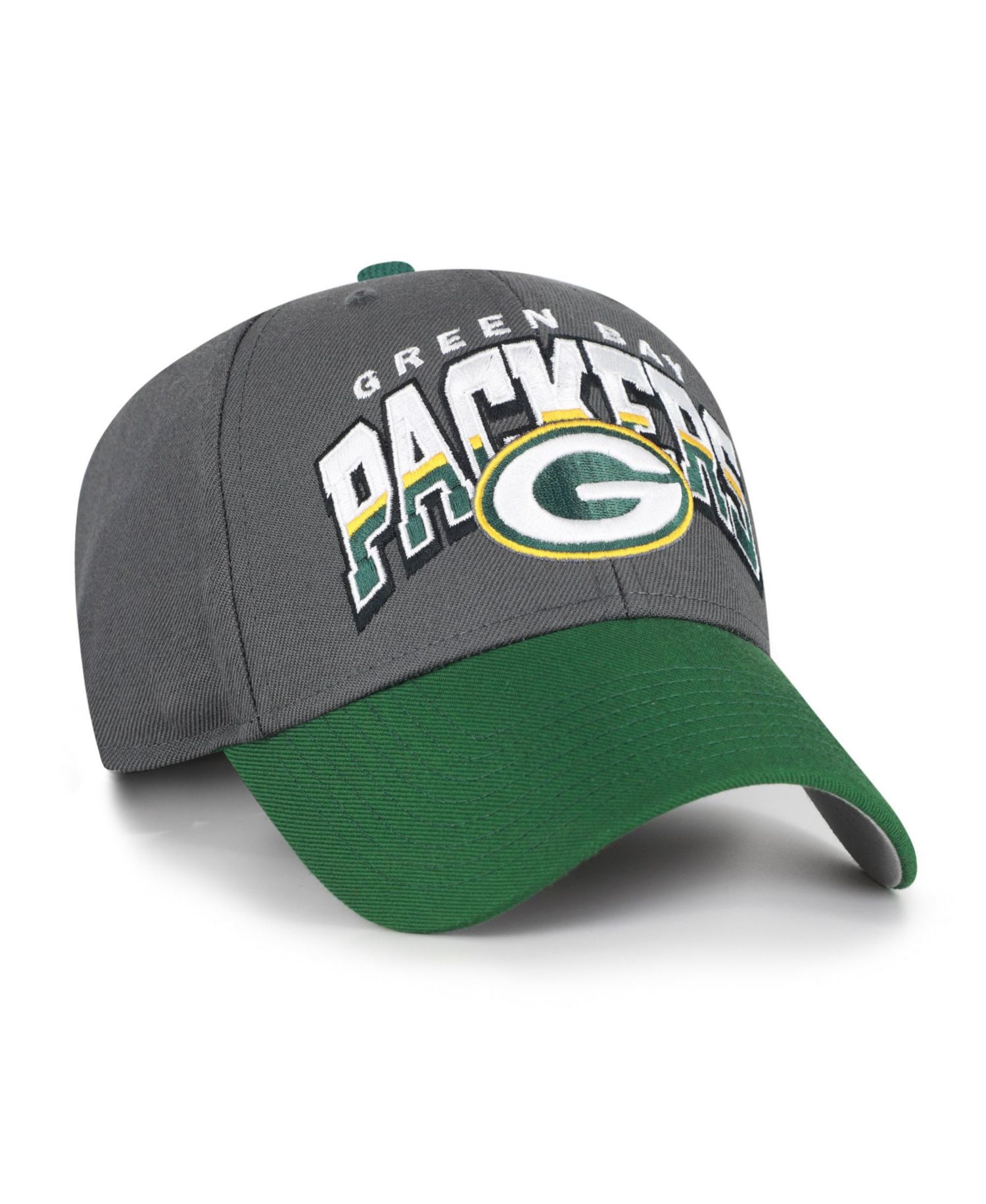 Green Bay Packers Split Block MVP Structured Adjustable Baseball Cap