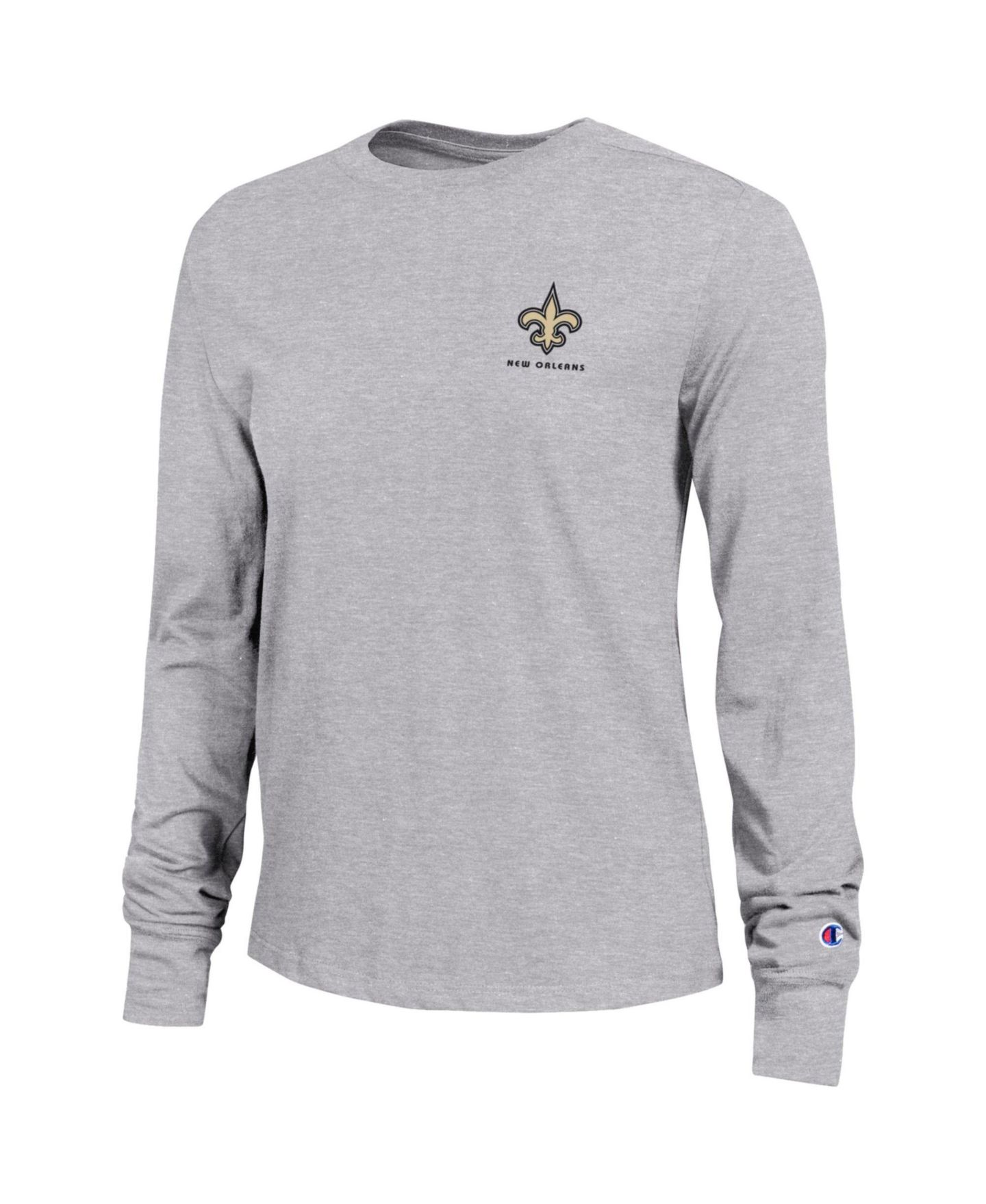 Женская футболка Champion New Orleans Saints Long-Sleeve Crewneck — фото 3