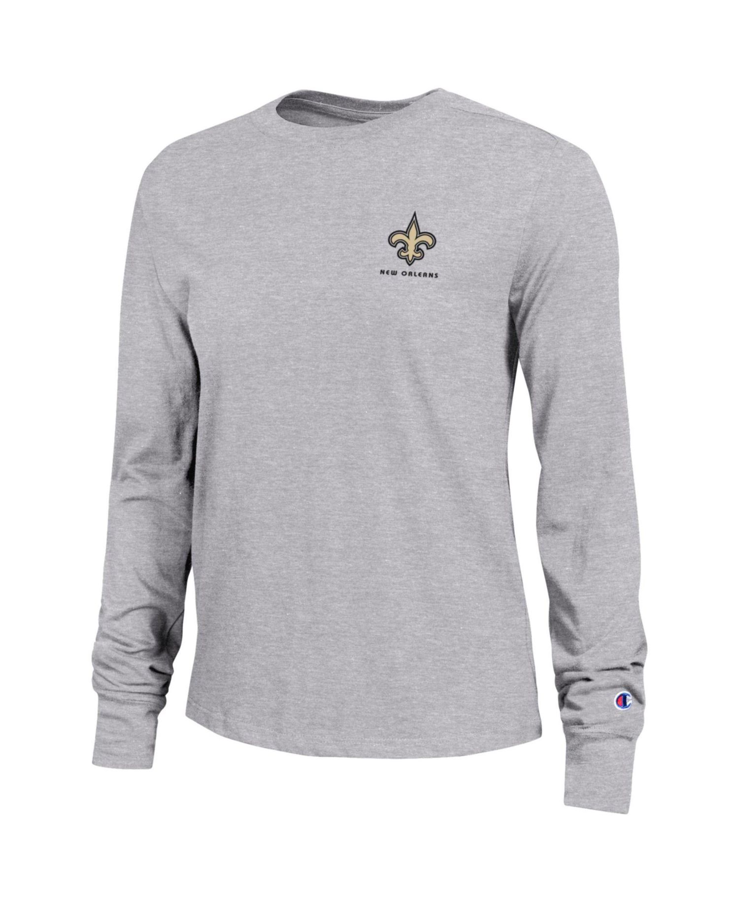 Women's New Orleans Saints Long-Sleeve Crewneck T-Shirt