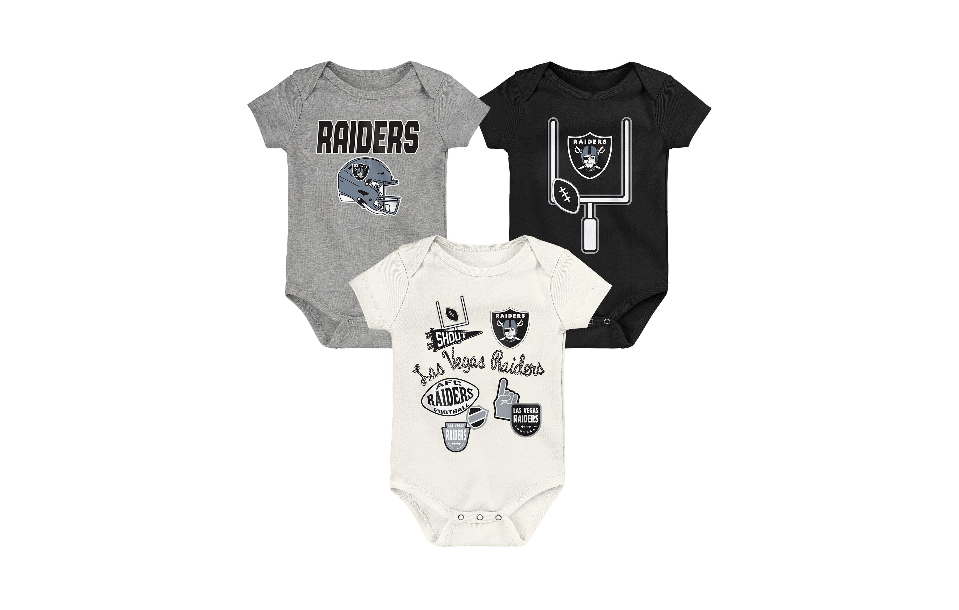Outerstuff Baby Boys and Girls Littlest Player Short-Sleeve Bodysuit, 3-Piece Set