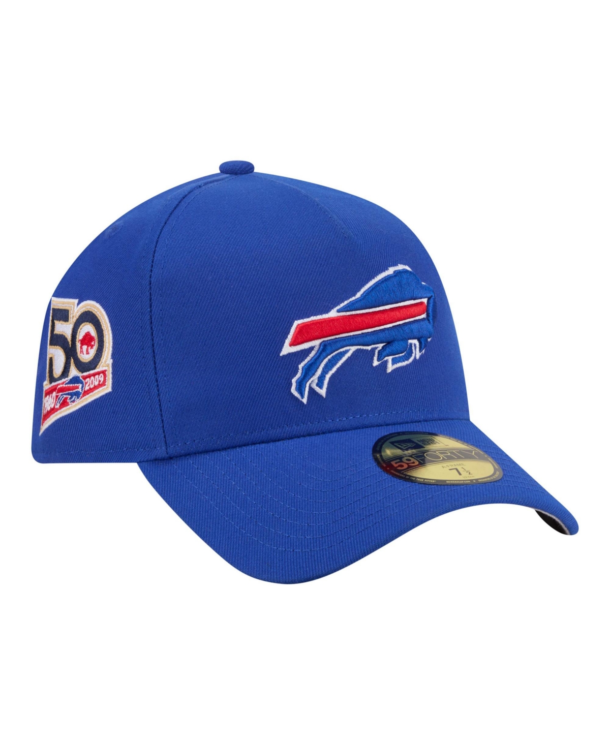 Men's New Era  Royal Buffalo Bills A-Frame 59FORTY Fitted Hat