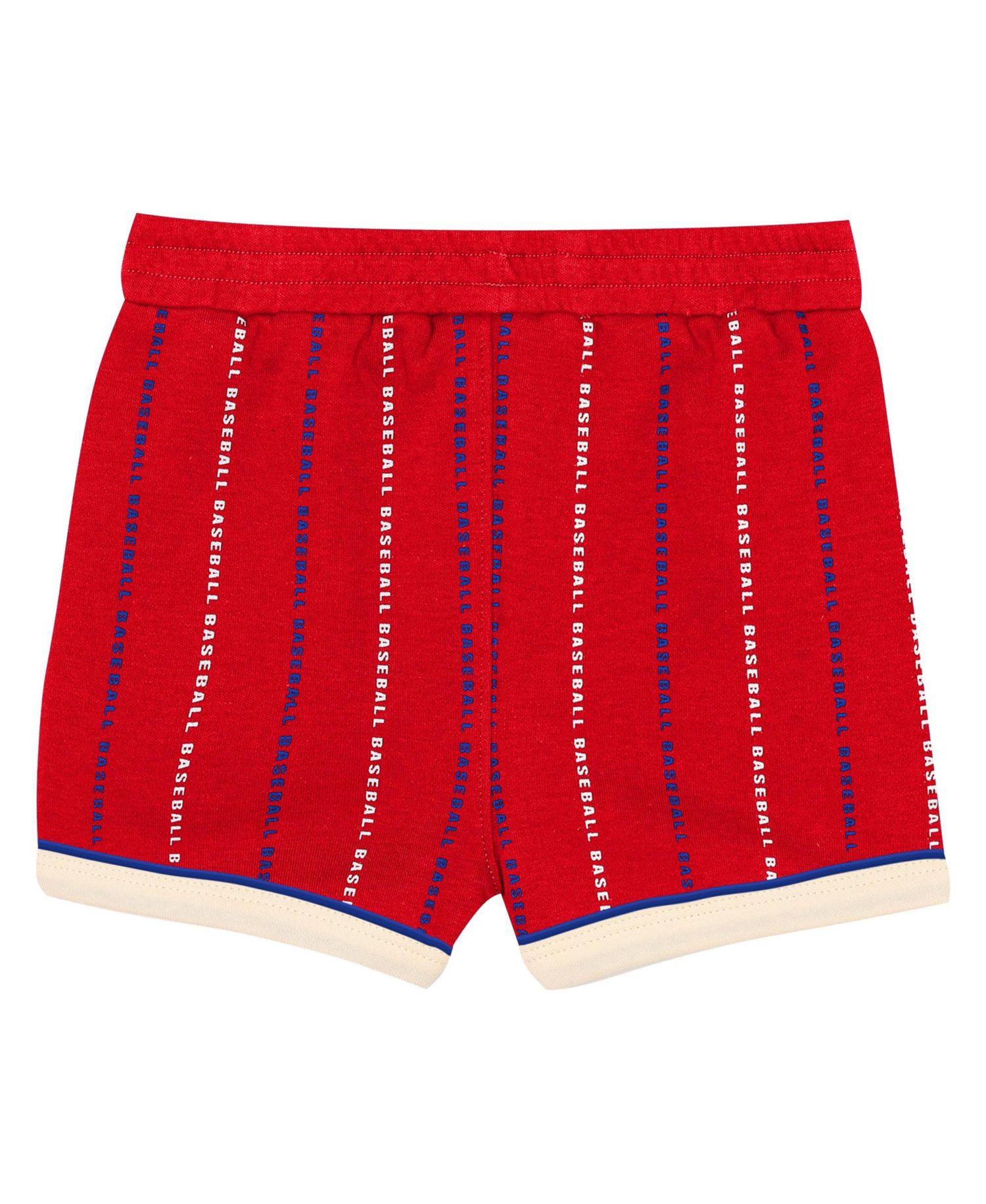 Baby Boys' and Girls' Lead Run Diaper Cover Short-Sleeve Bodysuit and Shorts Set