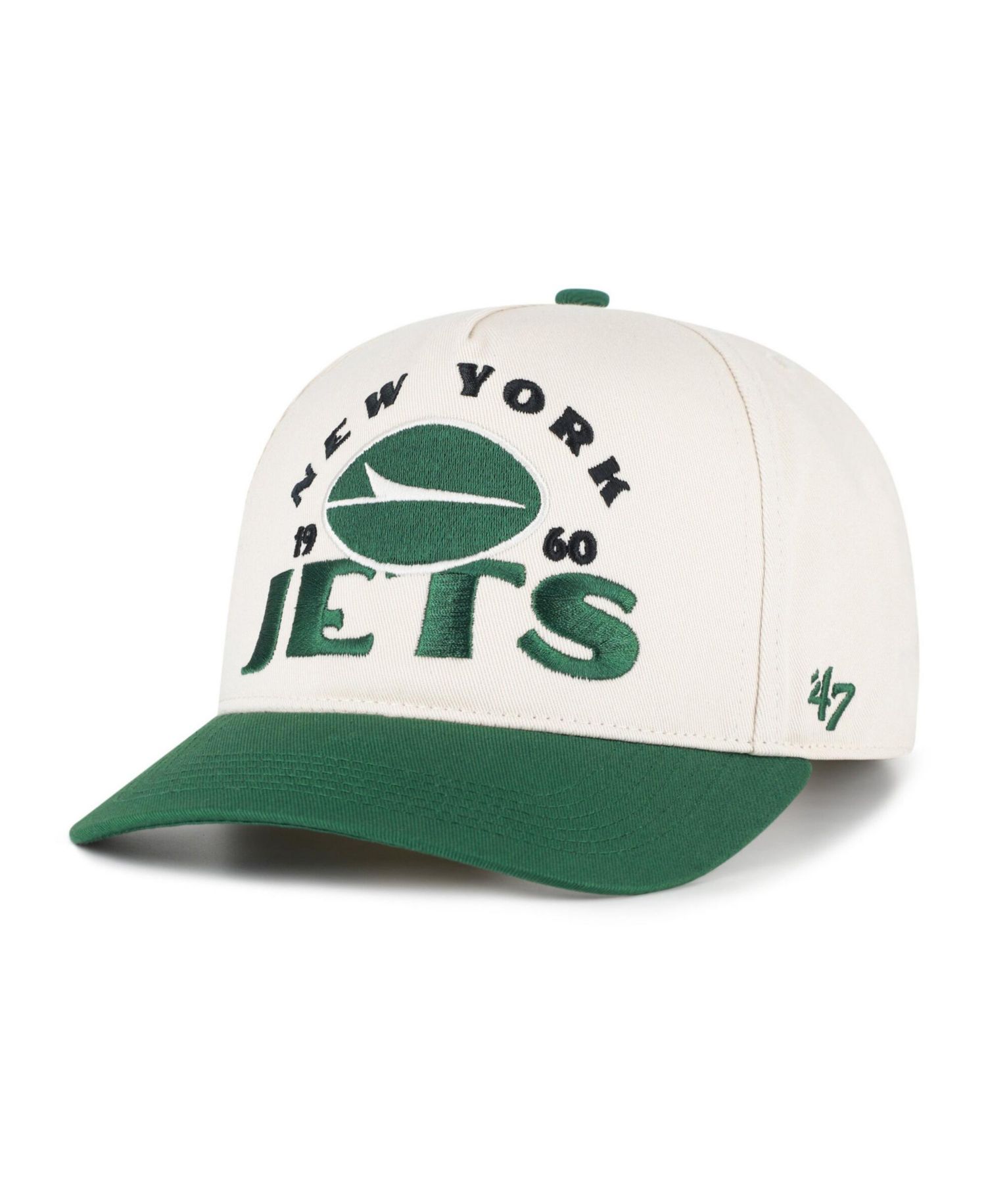 Men's Natural New York Jets Arcitext Hitch Adjustable Hat