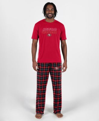 Men's Scarlet San Francisco 49ers Highland Sleep Set