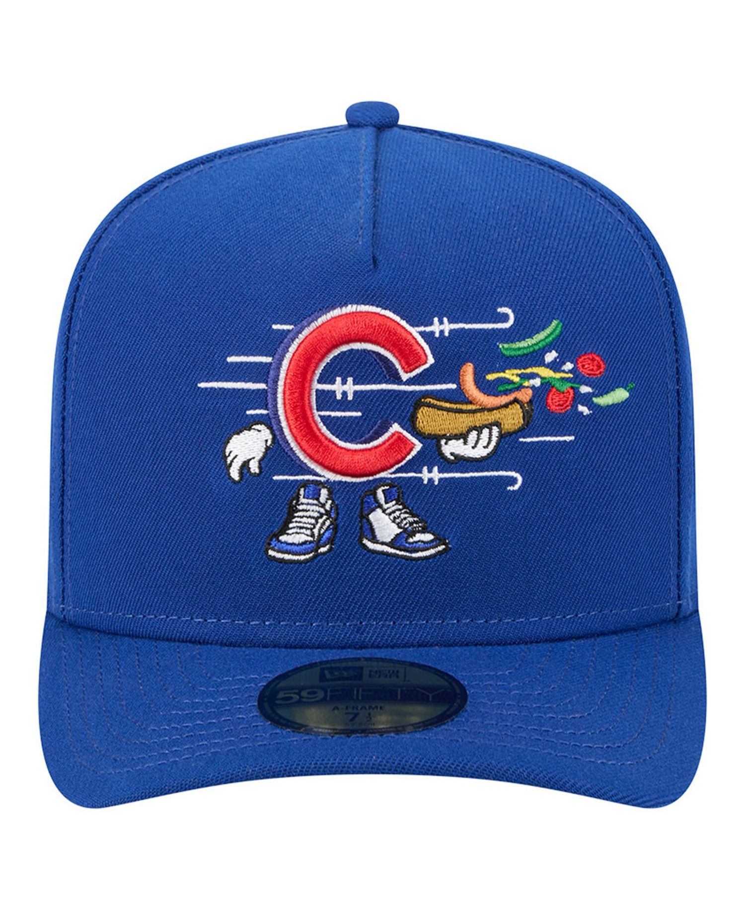 Chicago Cubs Cartoon A-Frame 59FIFTY Fitted Hat