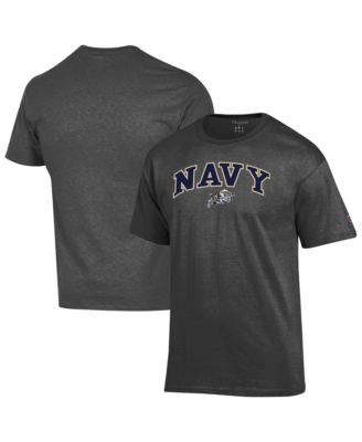 Men's Navy Midshipmen Classic-Fit Screen-Print T-Shirt