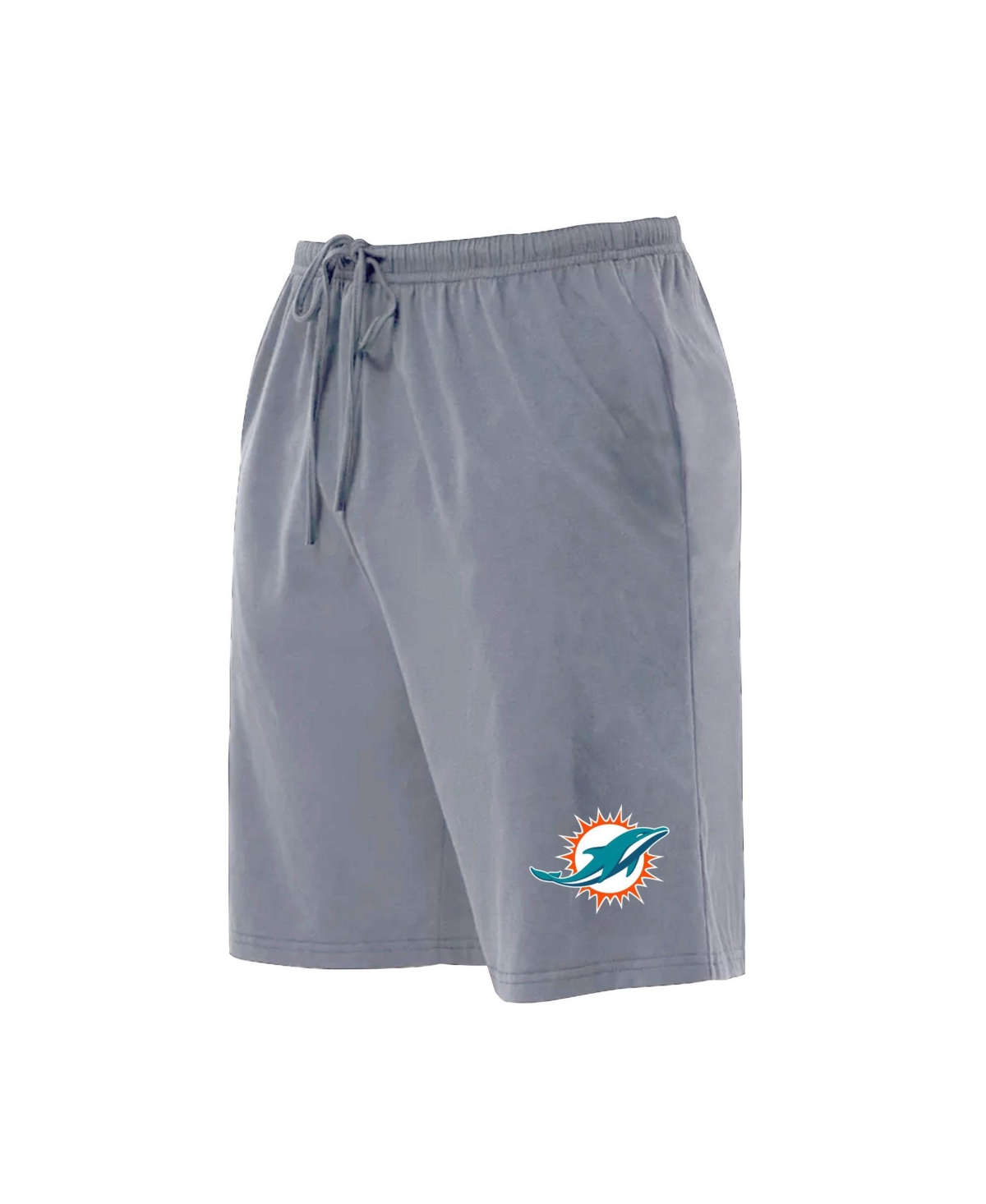 Concepts Sport Men's Big & Tall Miami Dolphins Lounge Fleece Shorts, 12" Inseam