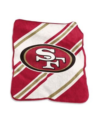 San Francisco 49ers 50" x 60" Raschel Stripe Throw Blanket