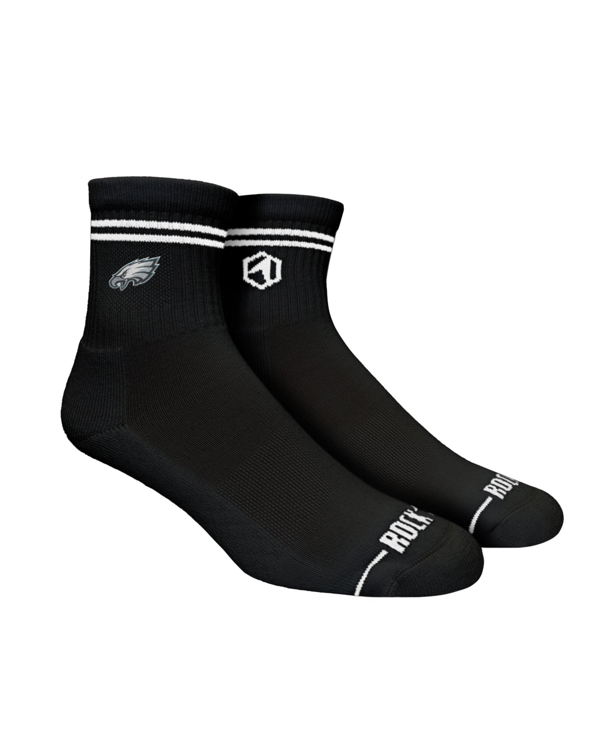 Rock Em Socks Men's and Women's Philadelphia Eagles Stripe Quarter