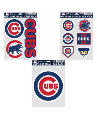 3-Pack Chicago Cubs Fan Decal Set