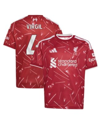 Big Boys and Girls Virgil van Dijk Red Liverpool 2026/27 Home Replica Jersey
