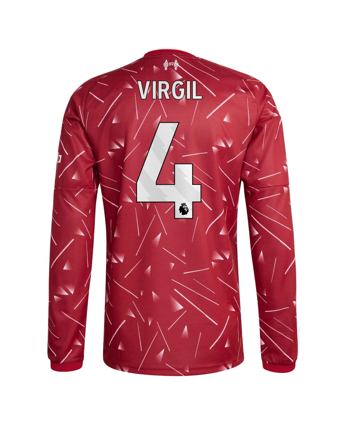 Adidas Men's Virgil van Dijk Red Liverpool 2026/27 Home Replica Long Sleeve Jersey