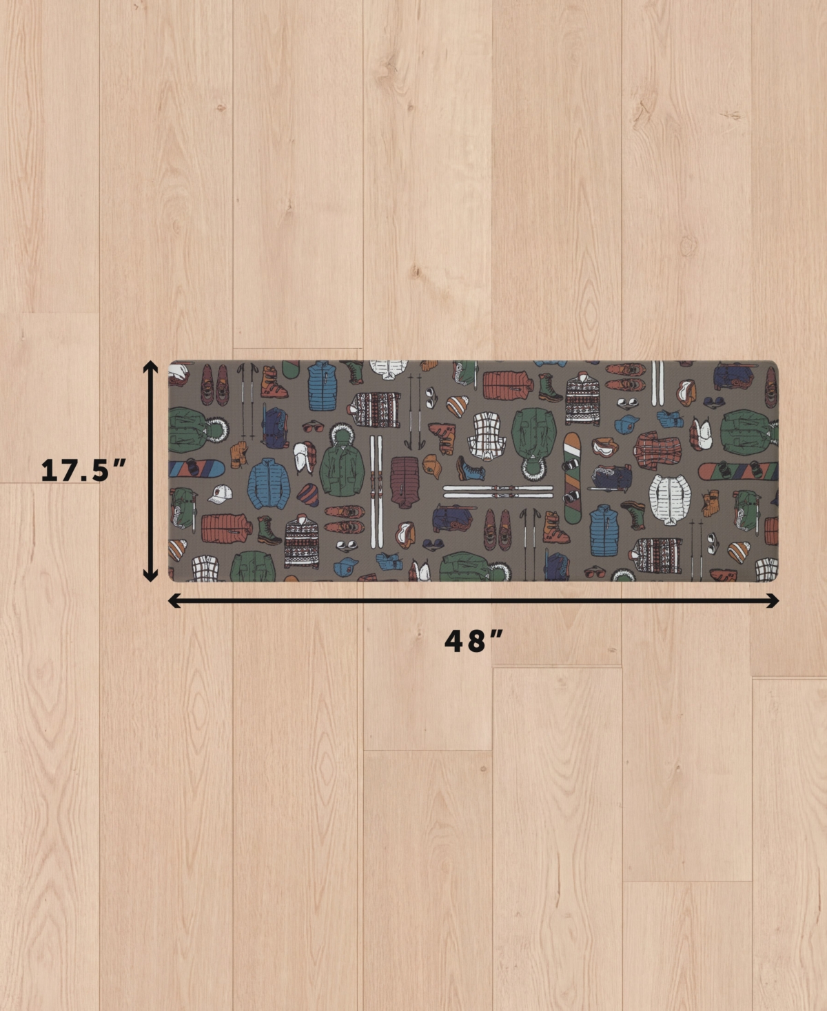 Eddie Bauer Winter Sportswear Non-Slip Kitchen Mat