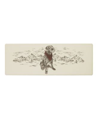 Man's Best Friend Non-Slip Kitchen Mat, 17.5" x 48"