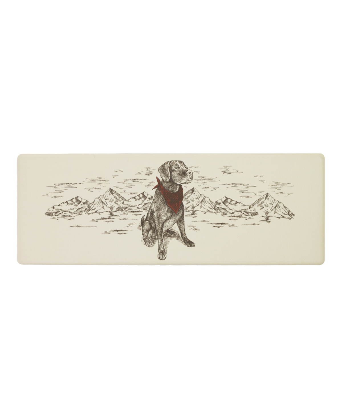 Eddie Bauer Man's Best Friend Non-Slip Kitchen Mat