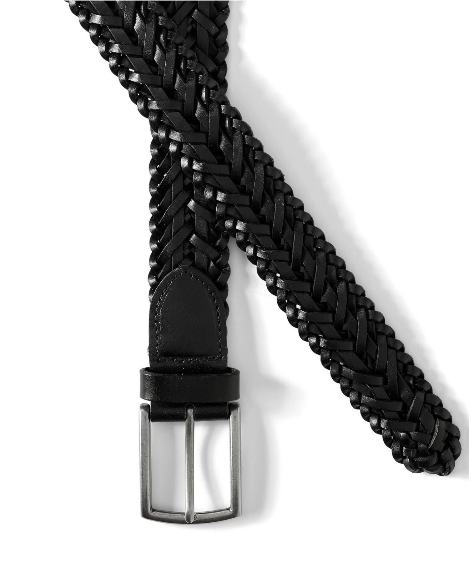 Big & Tall Braided Leather Belt
