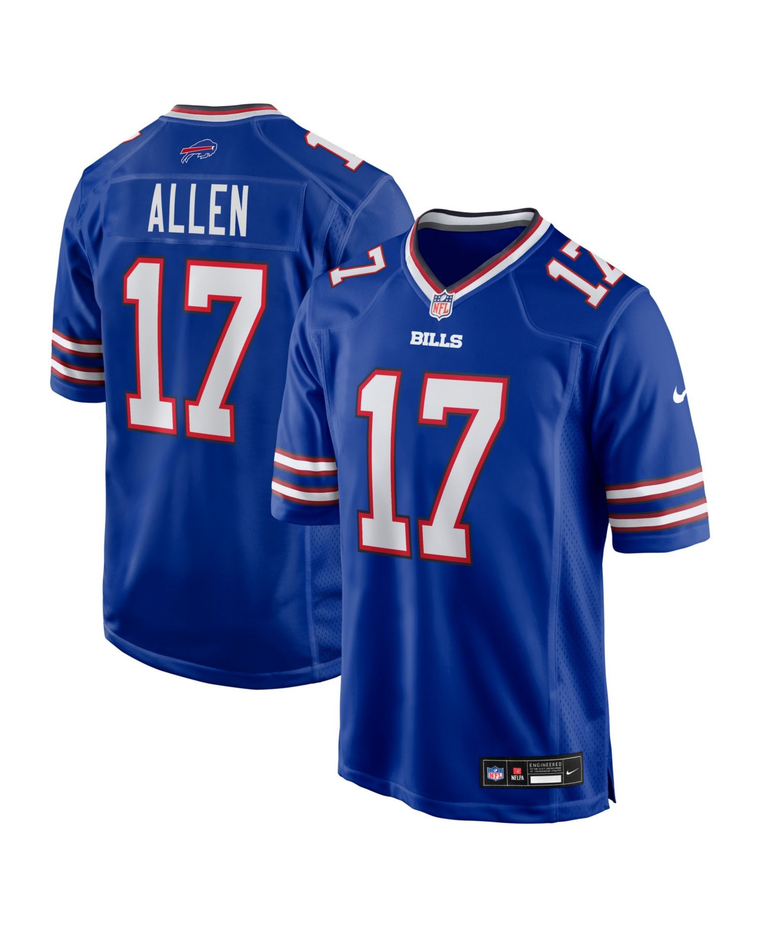 Men's Josh Allen Buffalo Bills Team Game Player Jersey