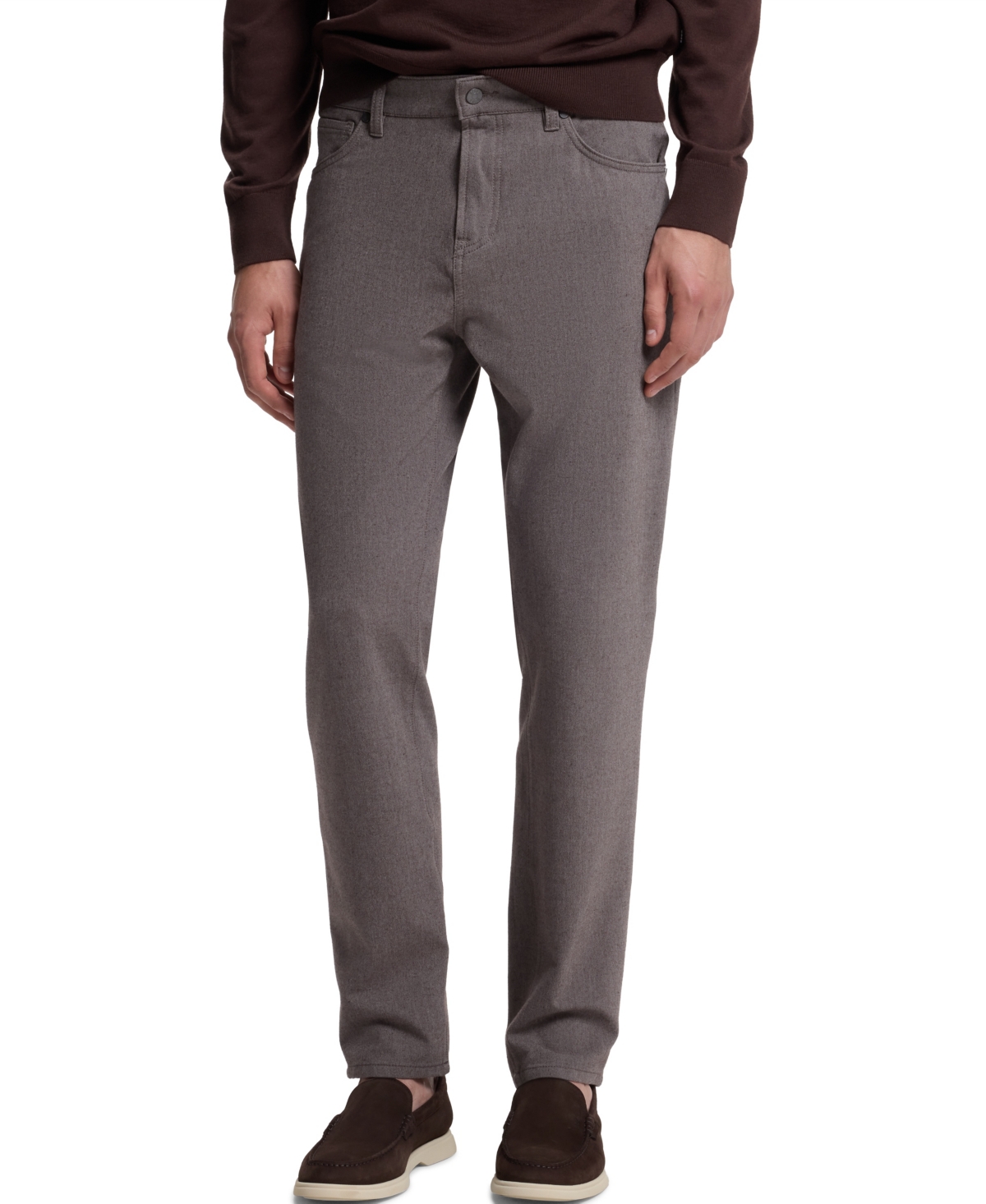 Boss by Hugo Men's Stretch-Cotton Blend Regular-Fit Pants