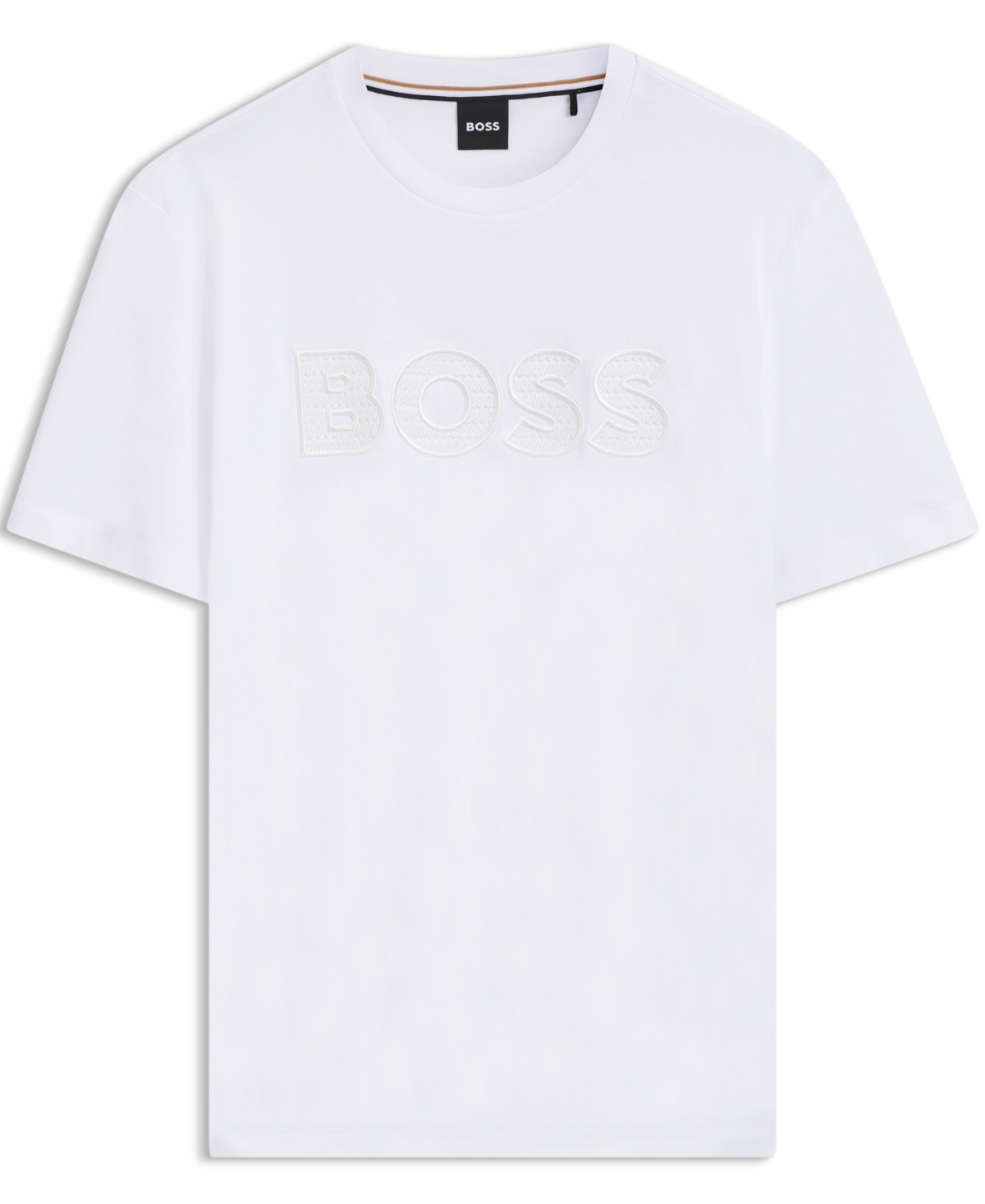 Boss by Hugo Boss Men's Cotton-Jersey Regular-Fit Logo T-Shirt