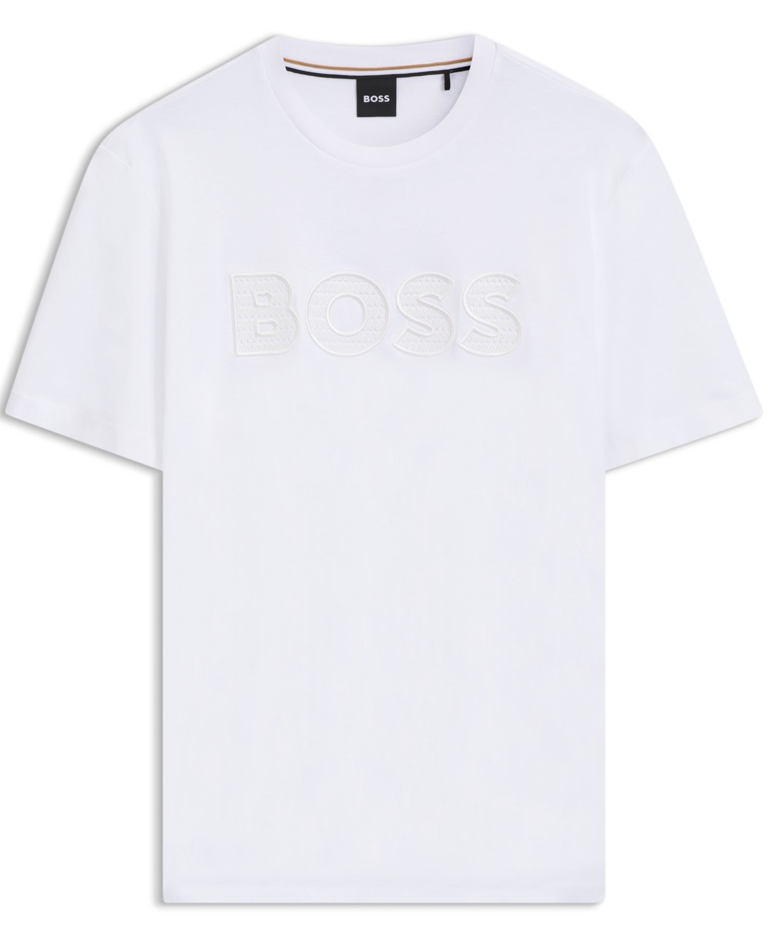 BOSS by Men's Cotton-Jersey Regular-Fit Logo T-Shirt