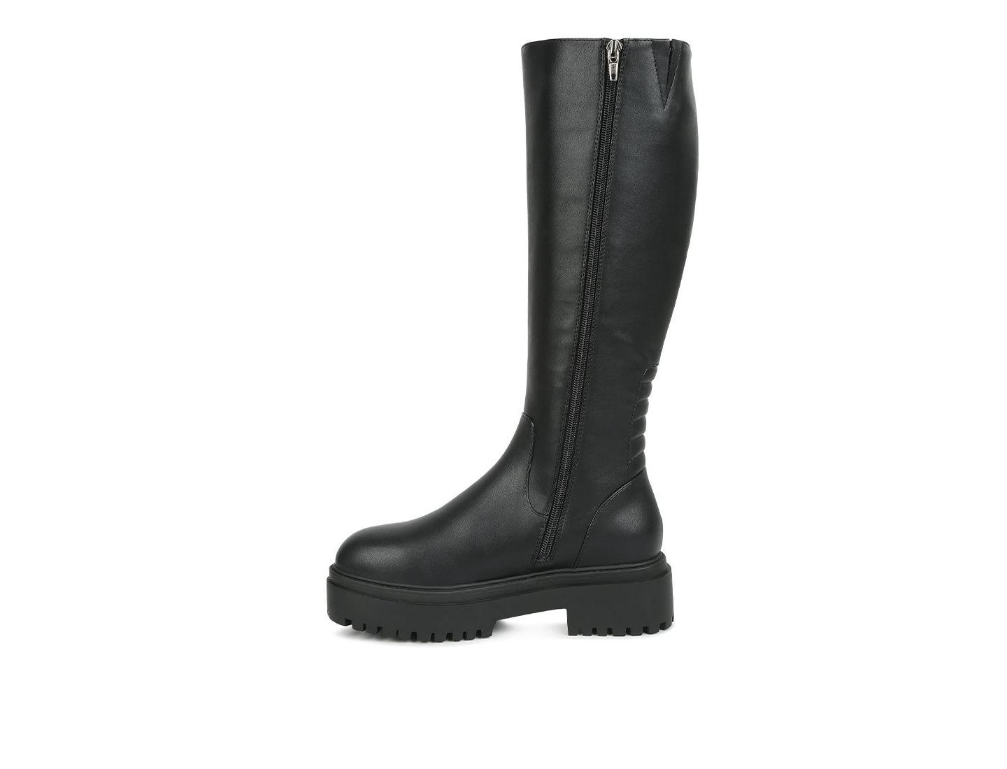 Женские ботинки London Rag Axle Knee Boot, цвет: Чёрная искусственная кожа — фото 7