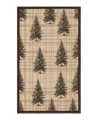 Non-Skid Printed Washable Accent Rug, 60" x 36"