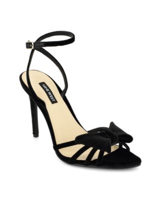 Women's Queana Velvet Strappy Stiletto Sandals
