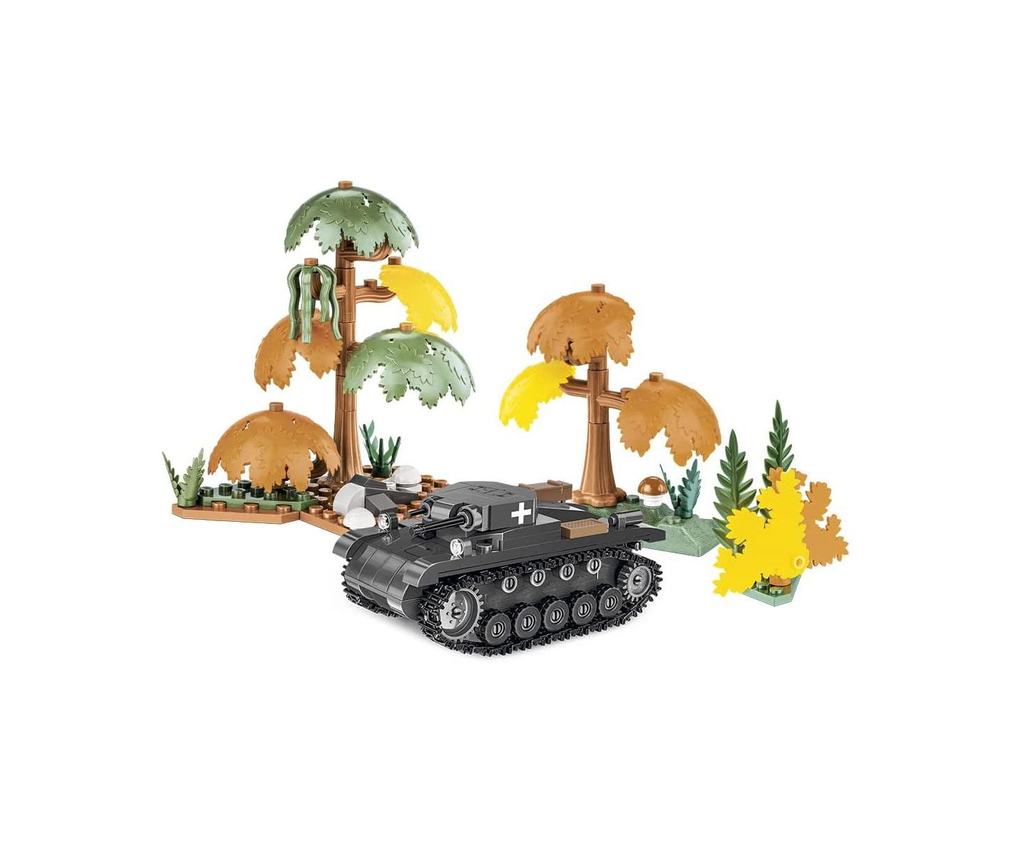 Детские майки COBI Historical Collection World War II Panzer II Ausf. A Tank, 250 pieces — фото 2