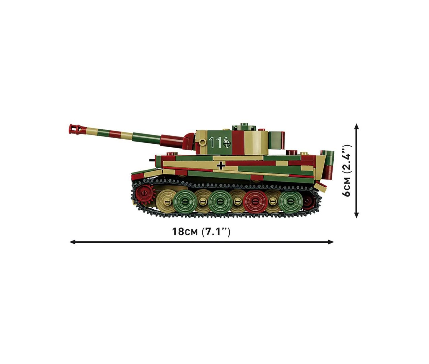 Детские конструкторы COBI Musee des Blindes Collection Pz.Kpfw. VI Tiger Ausf. E 2-in-1, 422 pieces — фото 5