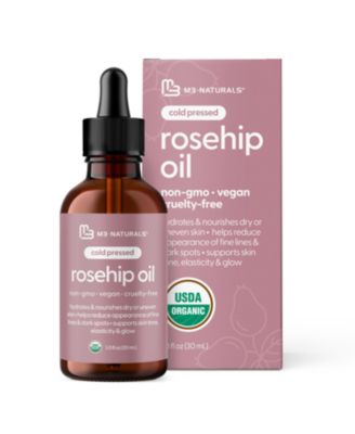 Cold Pressed Rosehip Oil for Face, Skin, Hair and Nails, 1 Fluid Ounce
