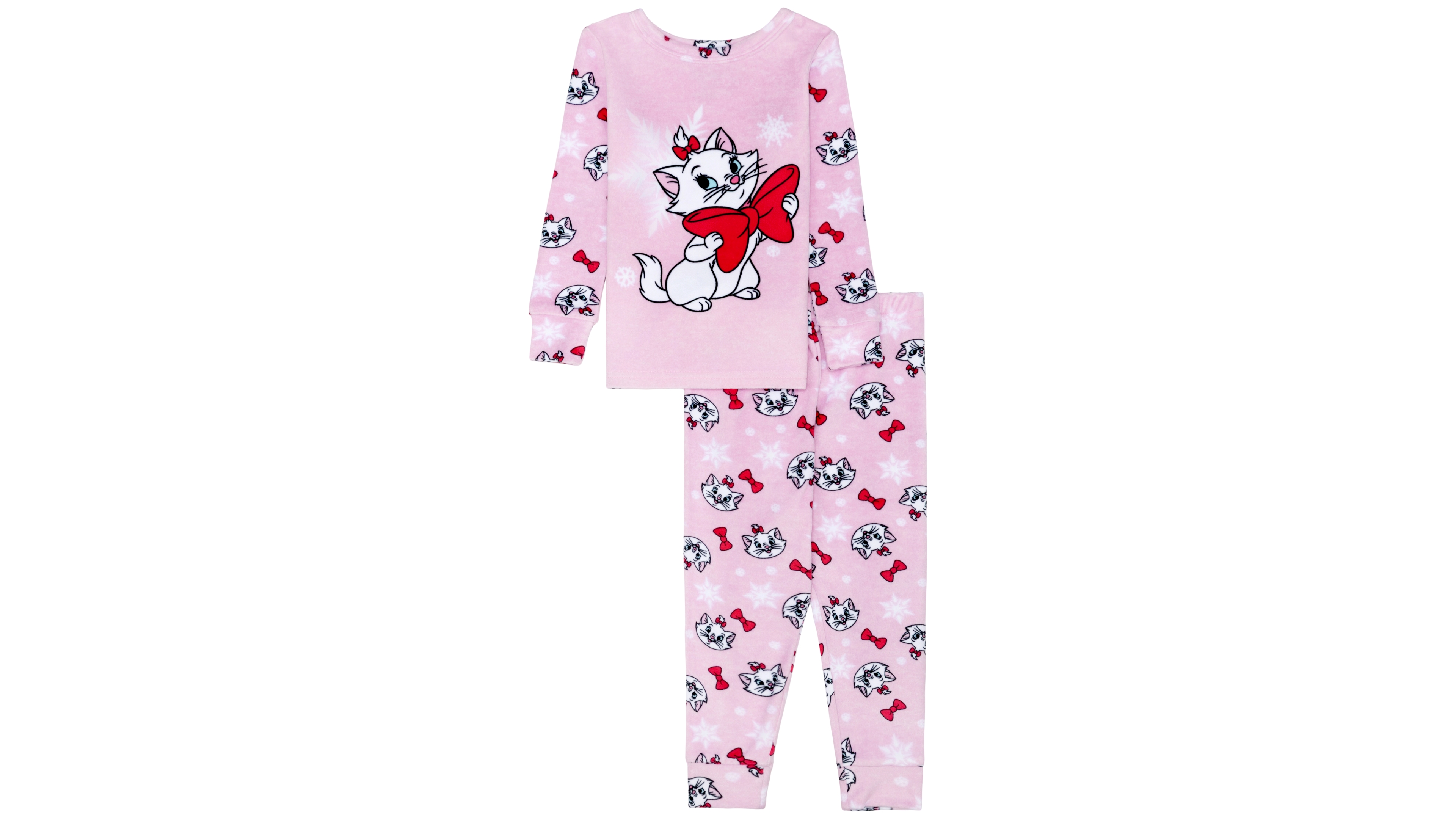 Ame Toddler Girls' 2T-5T Marie the Aristocats Fleece Long-Sleeve Top and Pants Set