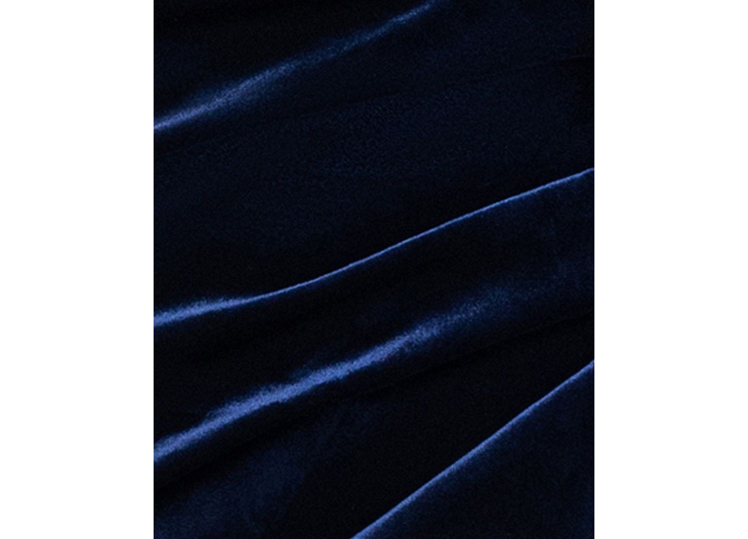 Petite Ruffled Off-The-Shoulder Velvet Gown