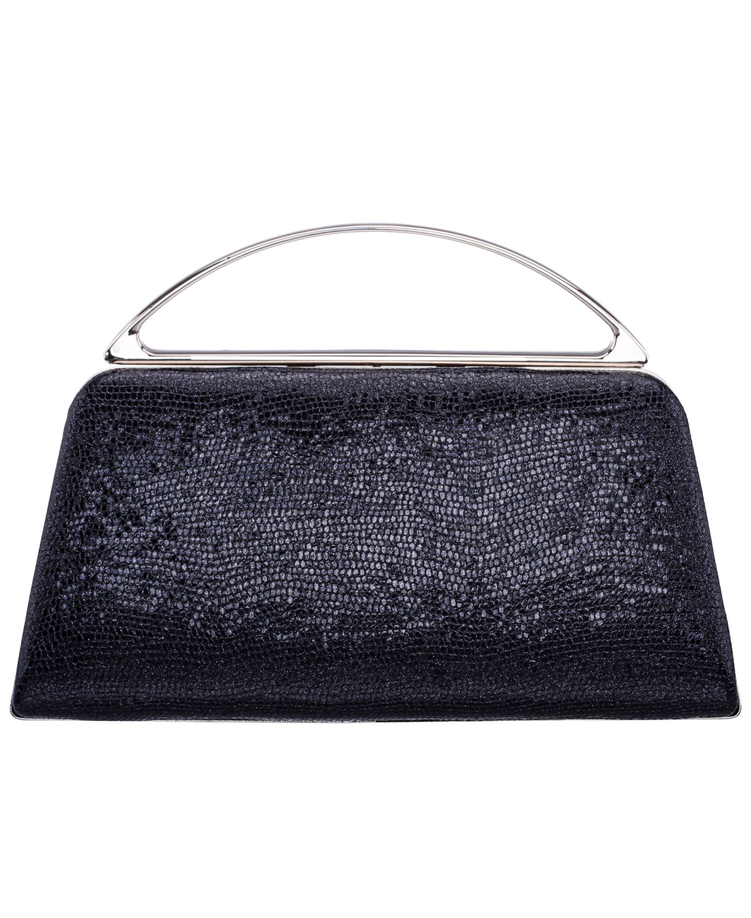 Genesis Metallic Snake Small Handle Clutch Handbag