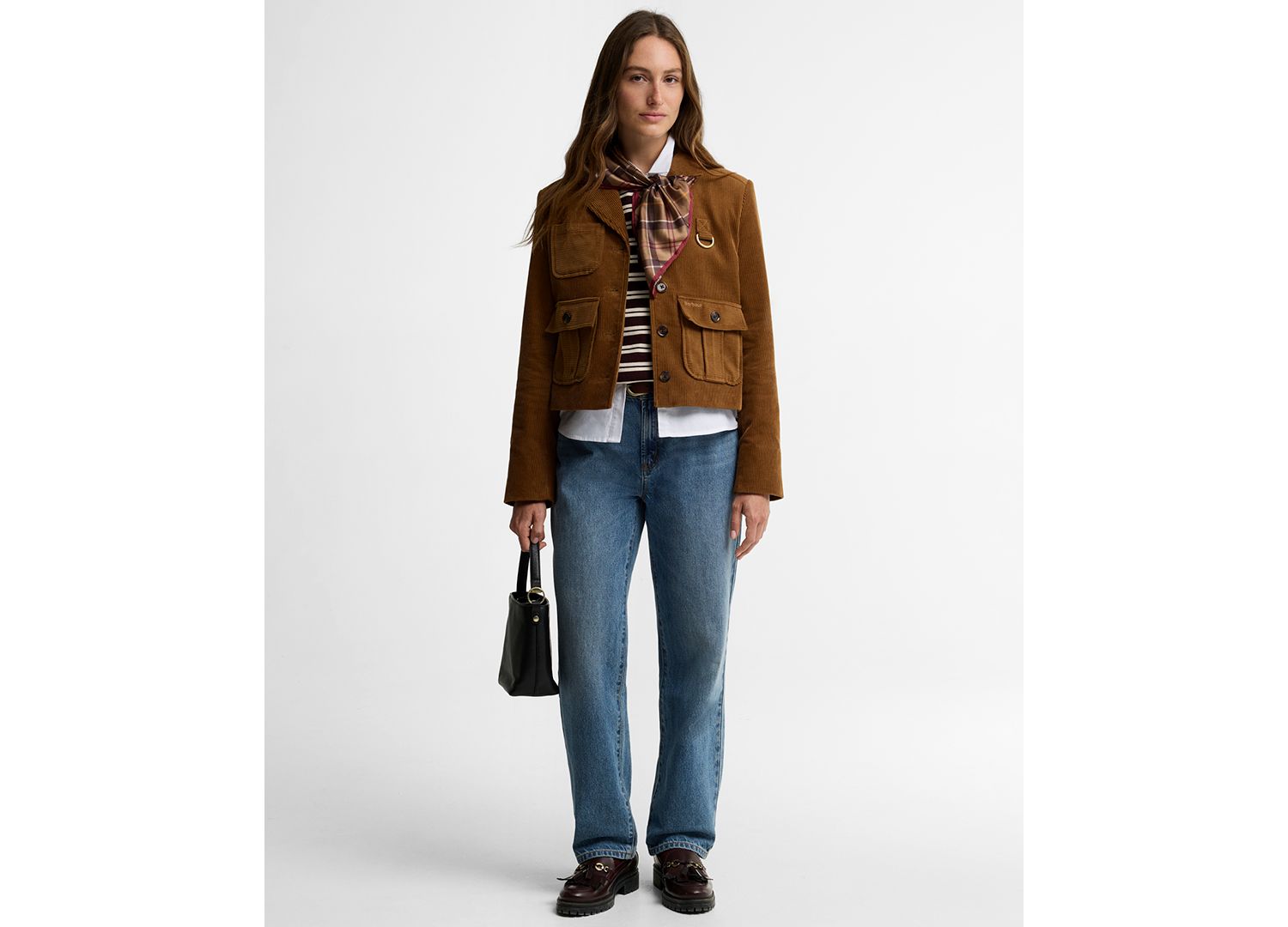 Women's Emmy Corduroy Utility Cropped Jacket