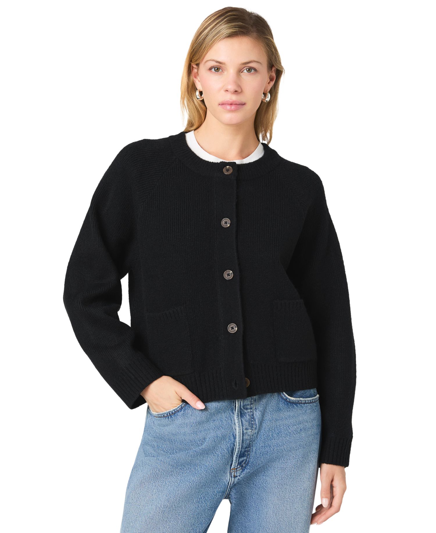 Women's Suzie Knit Cozy Crewneck Long-Sleeve Cardigan