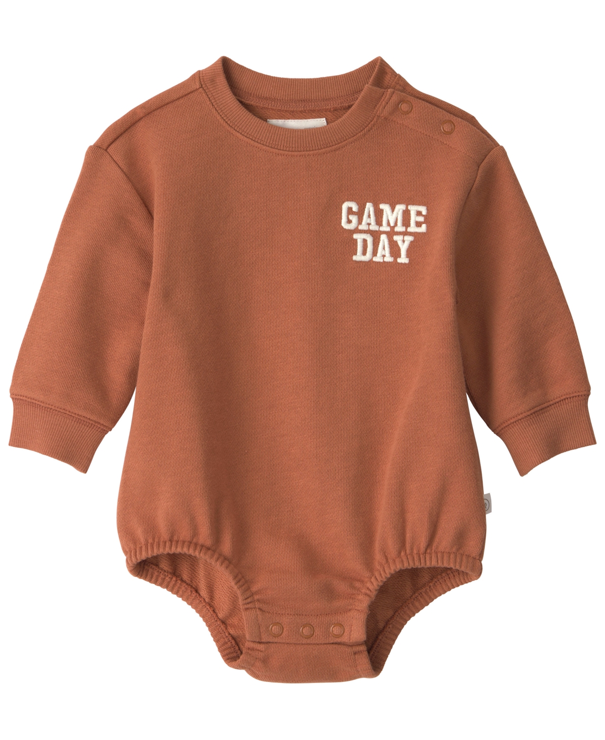 Carter's Little Planet By  Baby Boys' Or Baby Girls' Game Day Long-sleeve Graphic Bubble In Brown