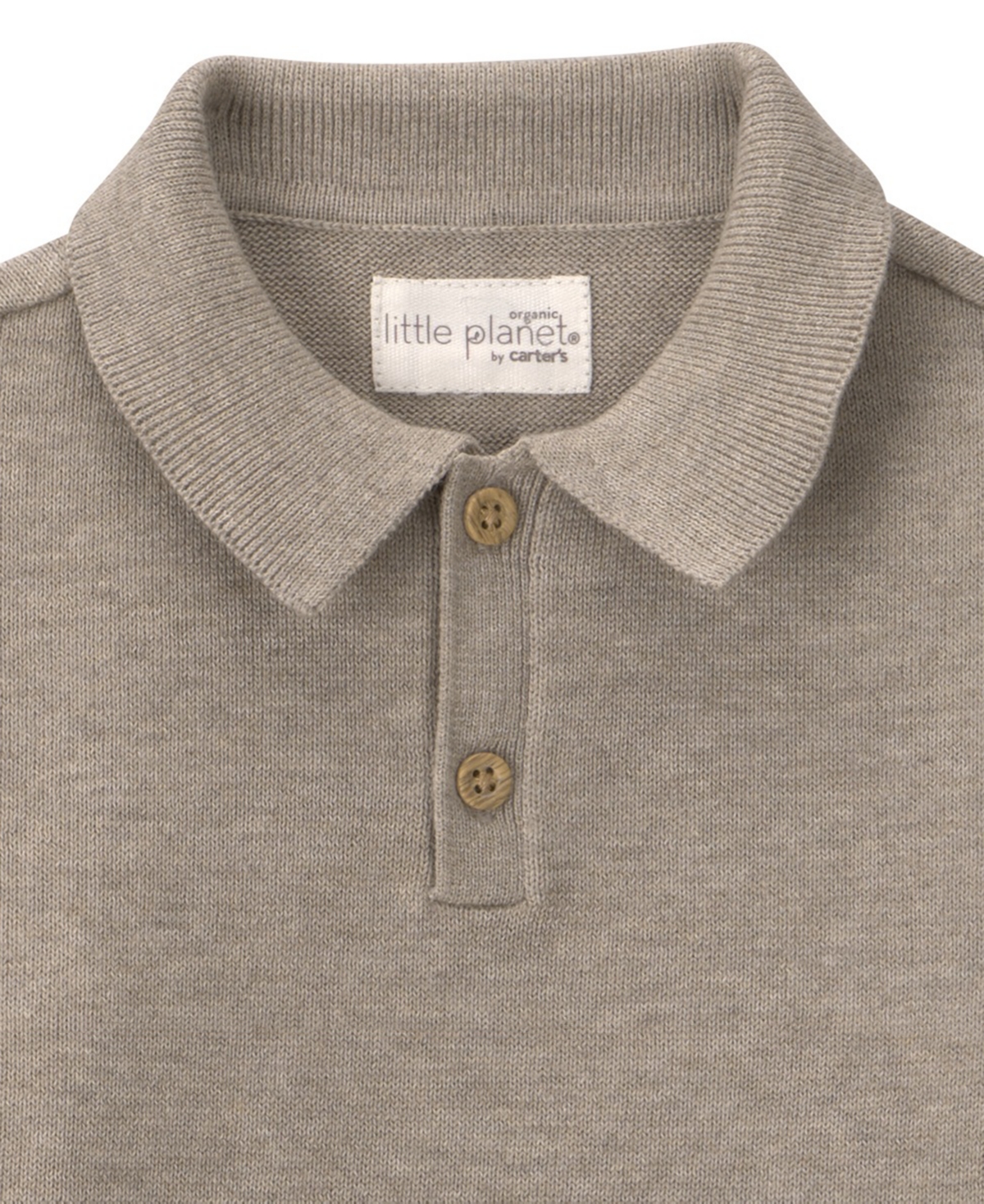 Little Planet by carter's Baby Boy 2-Piece Organic Cotton Sweater Knit Top & Pant Set