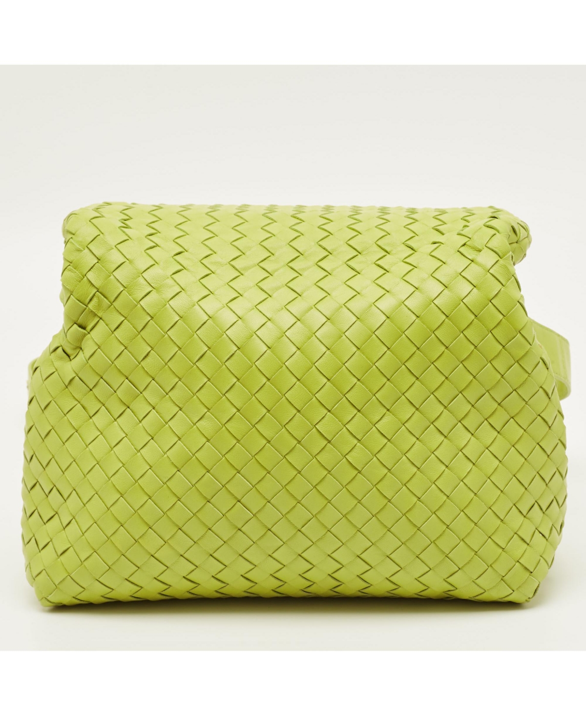 Pre-Owned Bottega Veneta Women's Bv Fold Intrecciato Leather Shoulder Bag