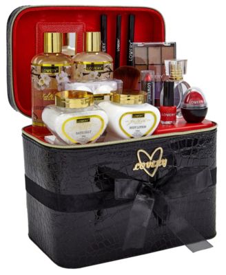 30 Piece Jasmin Home Spa Body Care Gift Set, Beauty Essentials and Makeup Kit