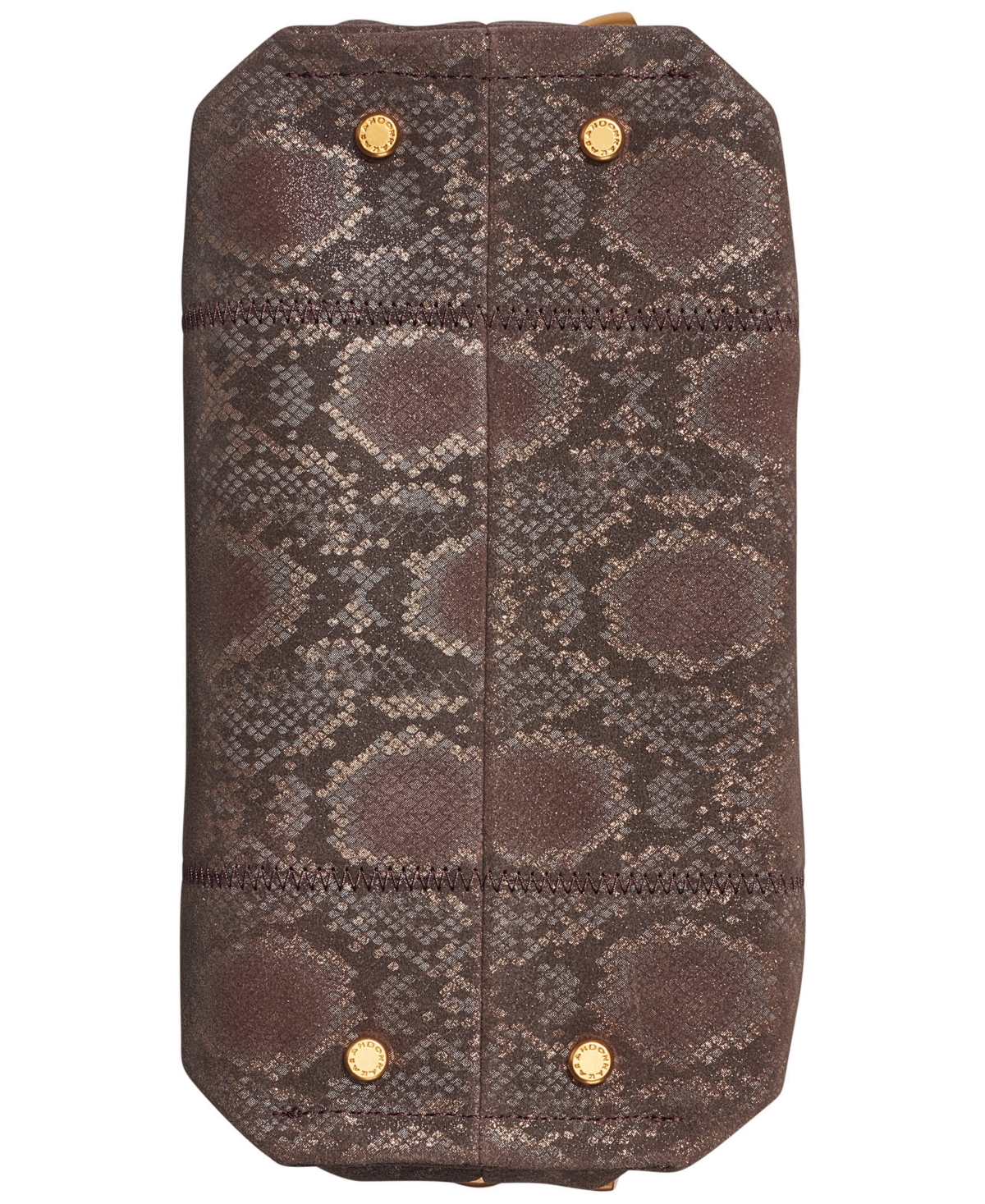 Donna Karan New York Cashmere Python Suede Crossbody Handbag